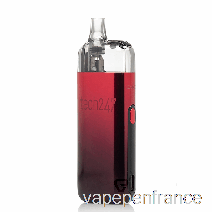 Smok Tech247 30w Kit Pod Stylo Vape Rouge Noir